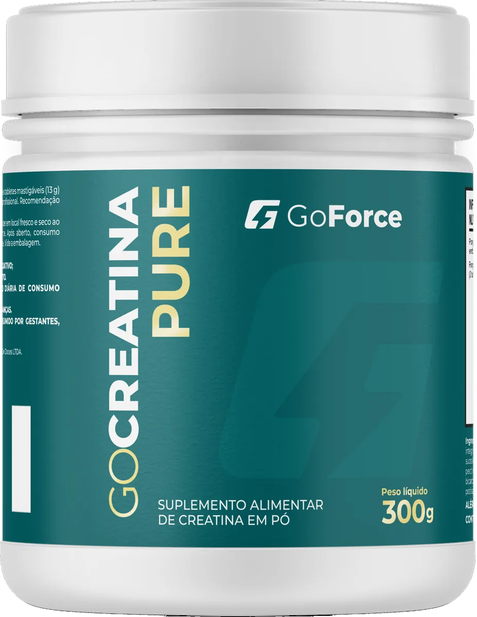Pote de GoCreatina Pure 300 g